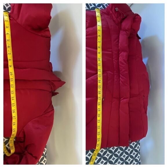 Calvin Klein Puffer Red Jacket - Picture 11 of 12